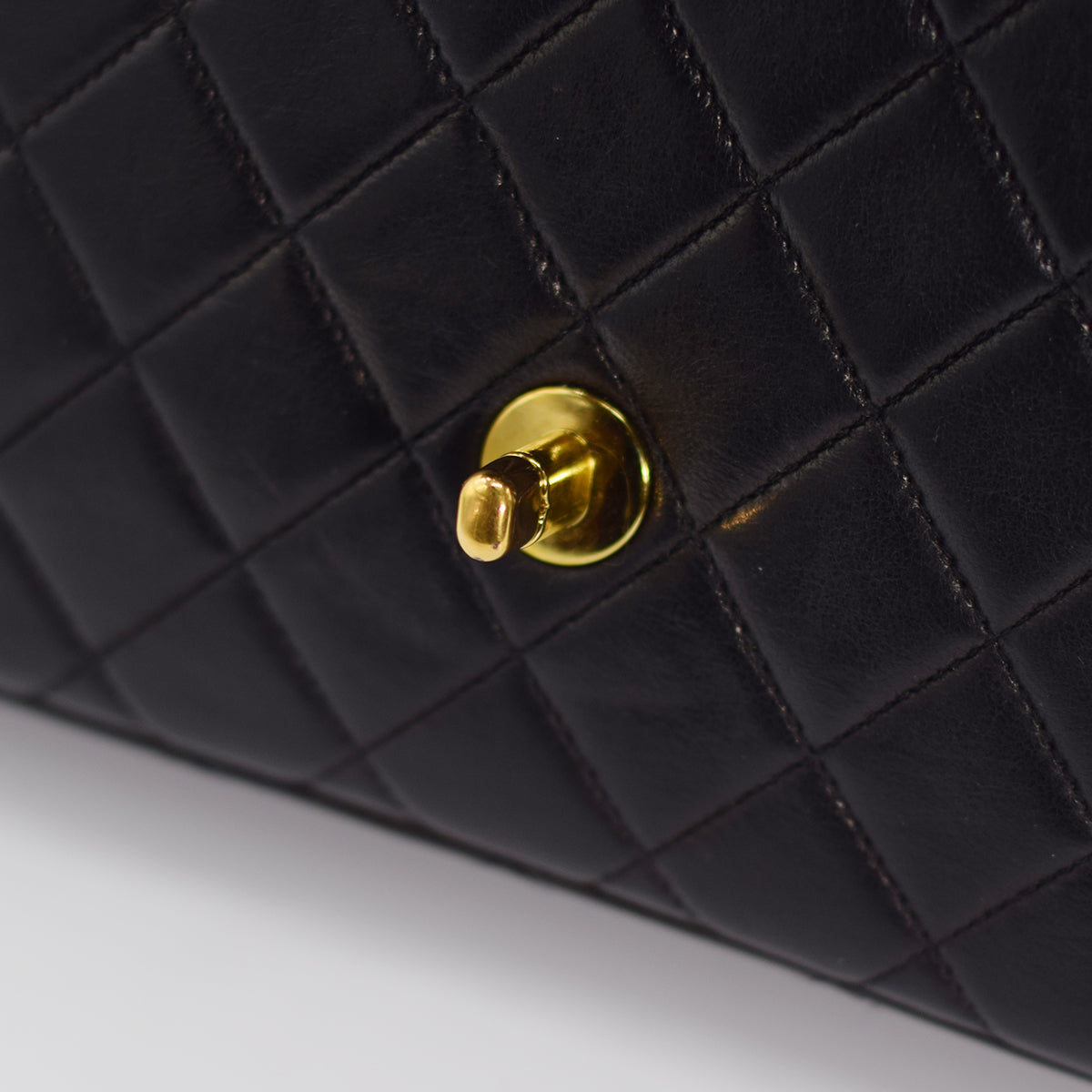 Chanel Kelly Parent and Child Flap Bag Set Black Lambskin with Gold Hardware image 4
