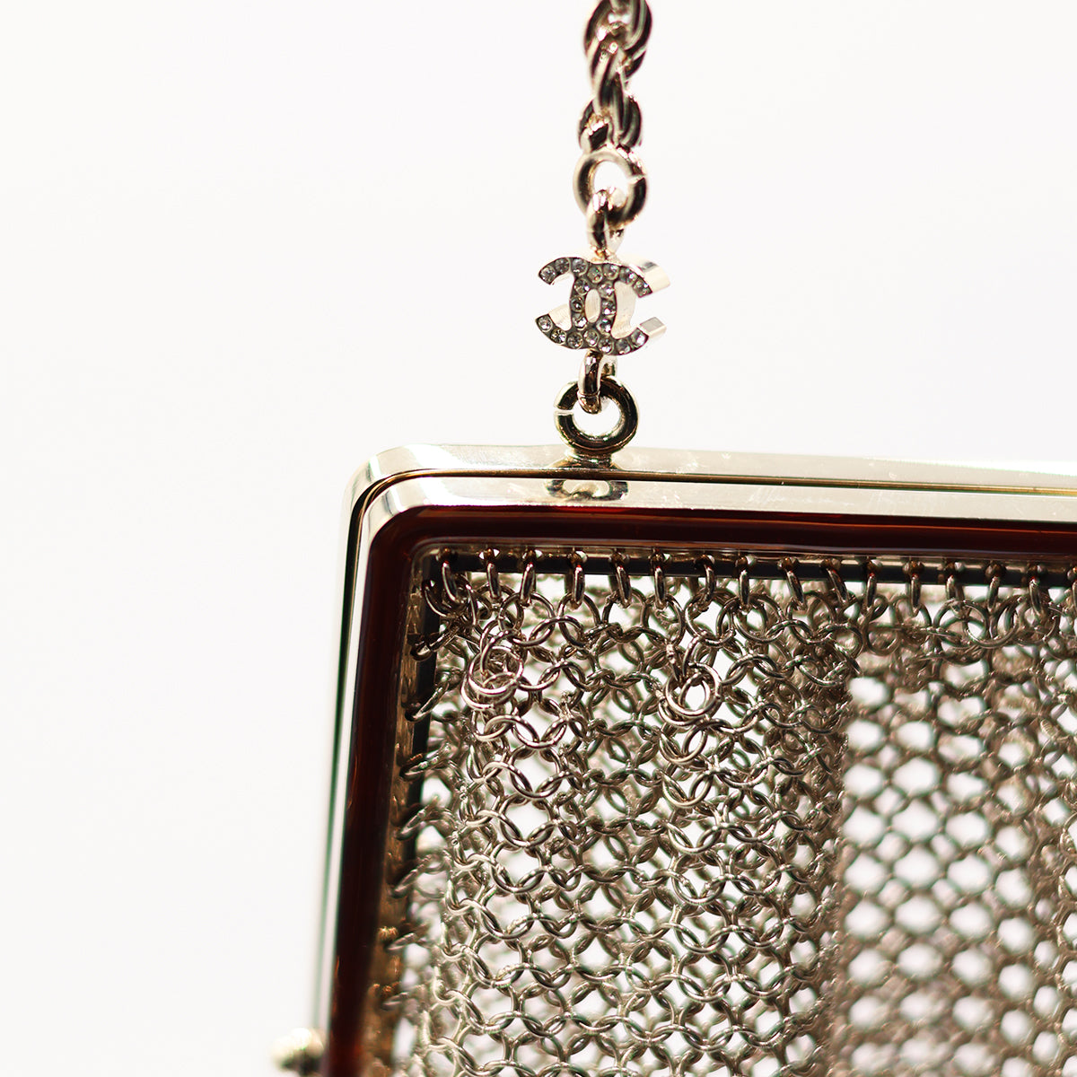 Chanel Rare Vintage Mesh Metal