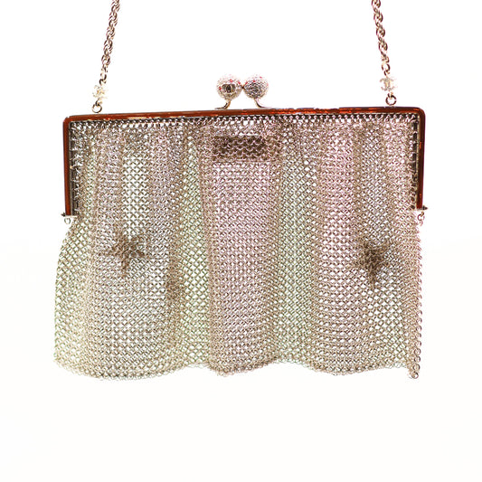 Chanel Rare Vintage Mesh Metal