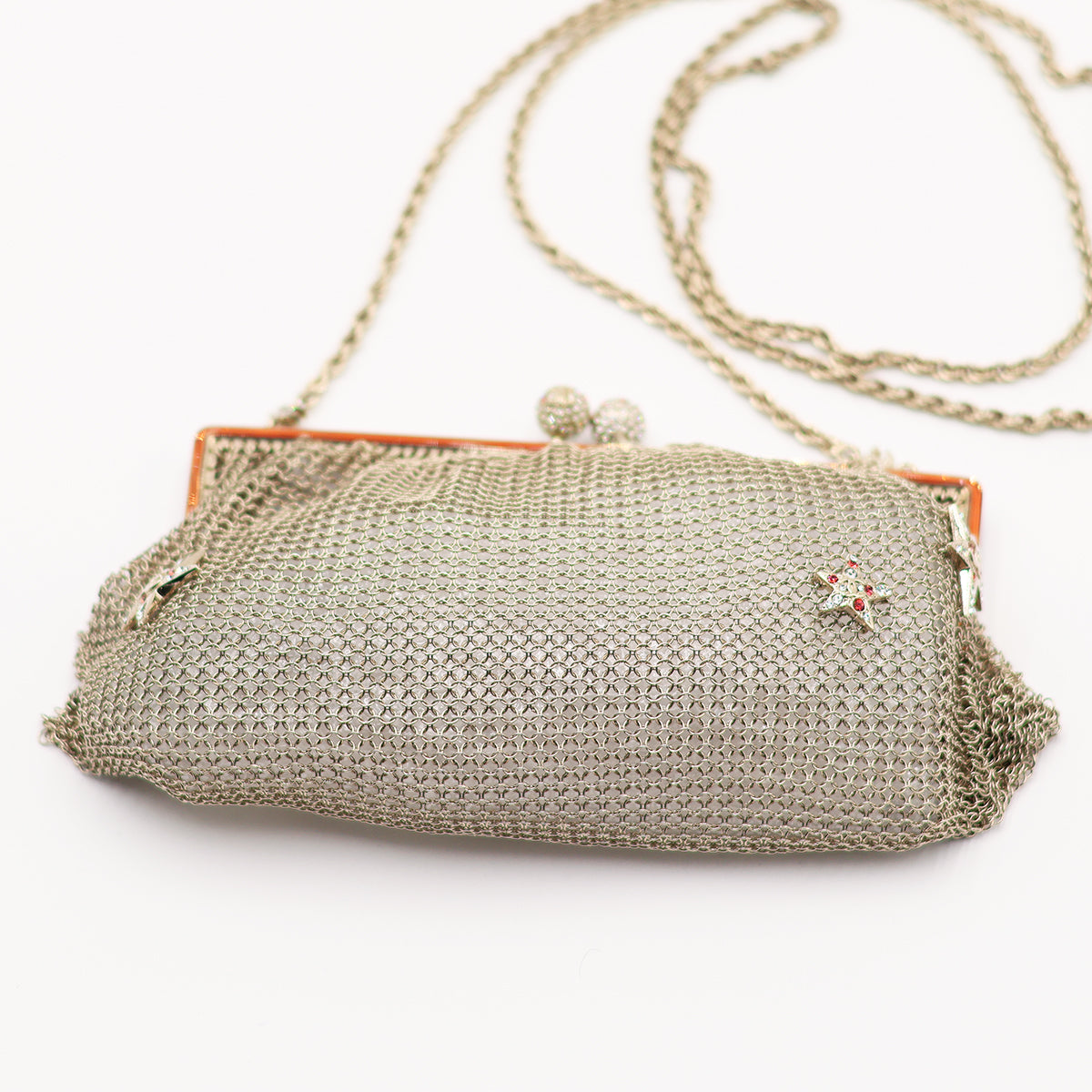 Chanel Rare Vintage Mesh Metal