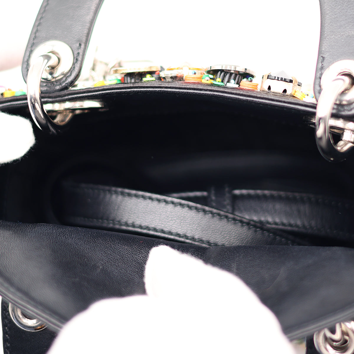 Christian Dior x Hong Hao Limited Edition Mini Lady Dior Bag