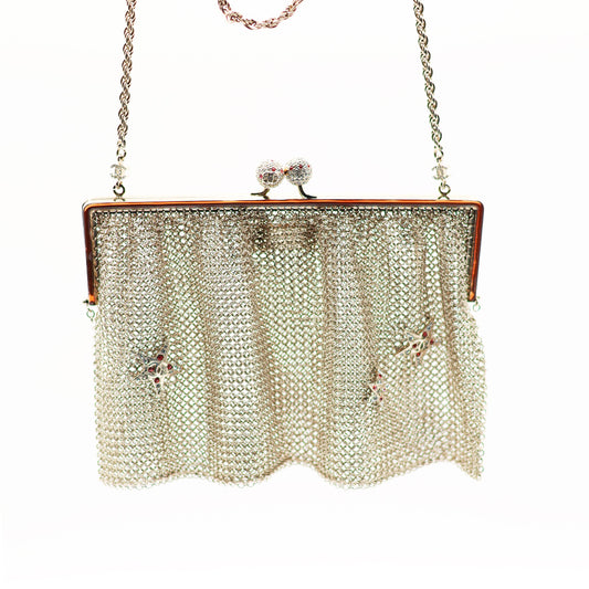 Chanel Rare Vintage Mesh Metal