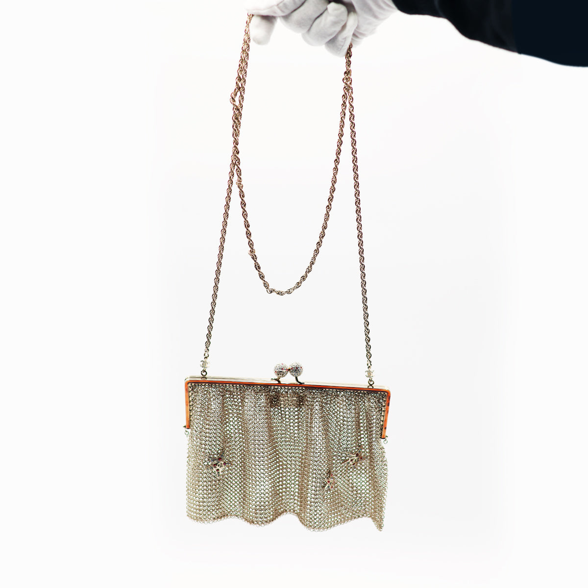 Chanel Rare Vintage Mesh Metal